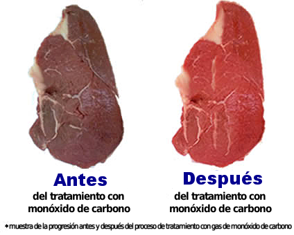 CIENO ROSA, CARNE PUTREFACTA TRATADA QUIMICAMENTE PARA ALIMENTO HUMANO Meat_before_after_co